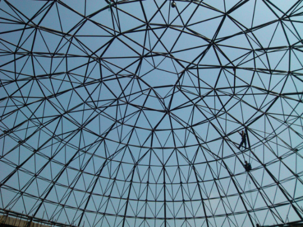 句容网架加工案例